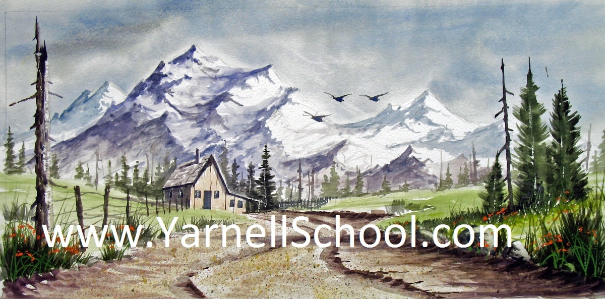 Painting With Watercolors-Mountain High DVD – Yarnell School