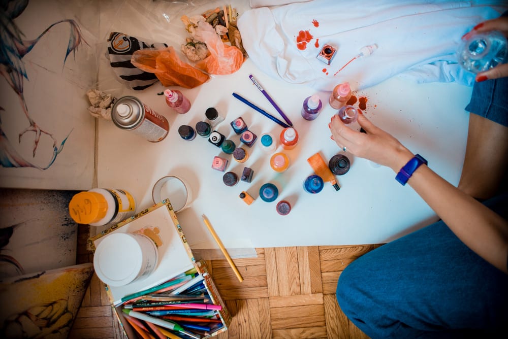 Bonding With Your Adult Child in an Online Painting Class Yarnell School