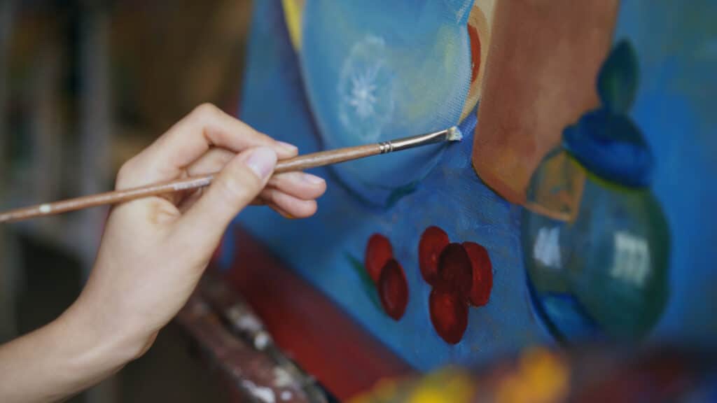 How to Add Depth and Dimension in Acrylic Painting | Yarnell School
