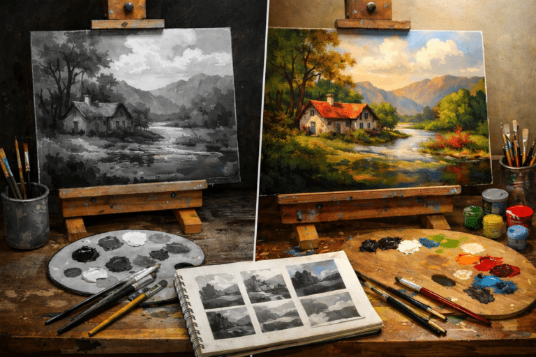 Why Artists Should Paint Value Before Color (Grayscale & Tonal Study Guide)